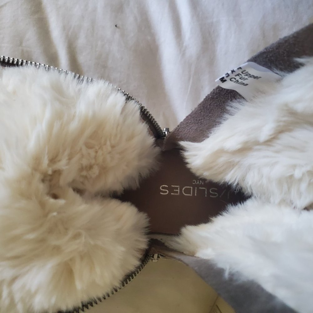 J/Slides Nyc Booties Wedge Grey - image 5